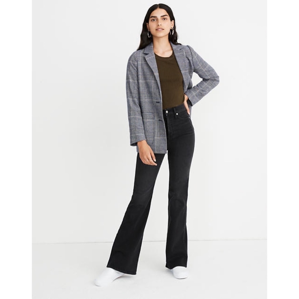 Madewell 11" High-Rise Flare Jeans - Bankside Wash